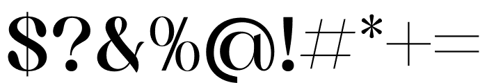 Adoha Font OTHER CHARS