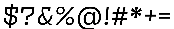 Adomania Italic Font OTHER CHARS