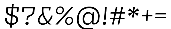 Adomania Light Italic Font OTHER CHARS