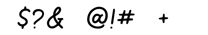 Adorable Font 3 Regular Font OTHER CHARS