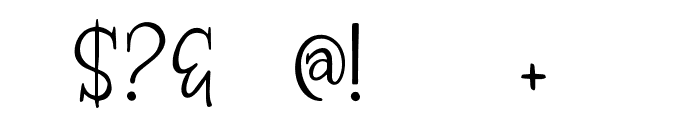 Adorable Font 5 Regular Font OTHER CHARS