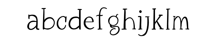Adorable Font 5 Regular Font LOWERCASE