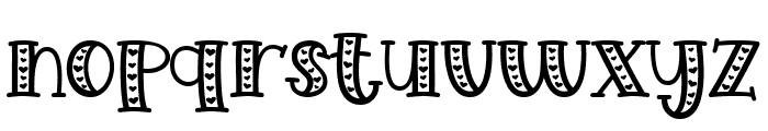 Adorable Kissing Font LOWERCASE