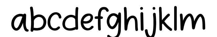 Adorable Regular Font LOWERCASE