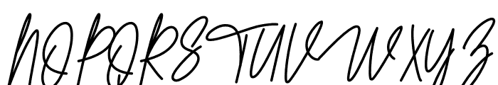 Adorable Signature Font UPPERCASE