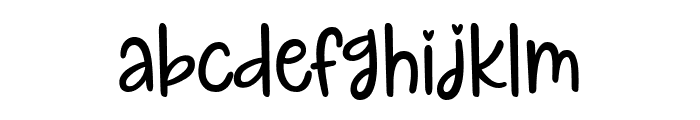 Adorable Wishes Font LOWERCASE