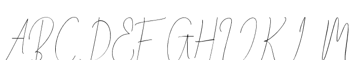 Adorasi-Signature Font UPPERCASE