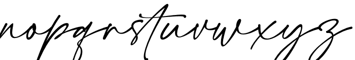 Adore History Font LOWERCASE