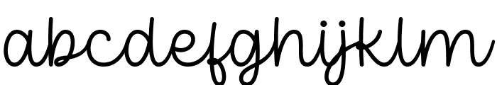 Adore Notes Font LOWERCASE