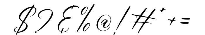 Adore Story Signature Regular Font OTHER CHARS