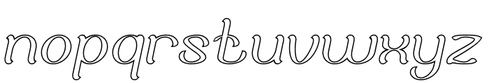 Adore You-Hollow Font LOWERCASE