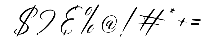 AdoreStorySignature-Regular Font OTHER CHARS