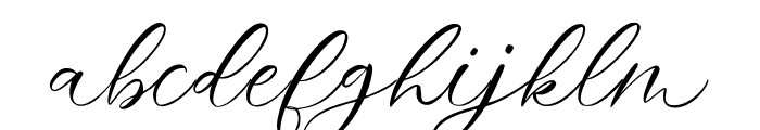 AdoreStorySignature-Regular Font LOWERCASE