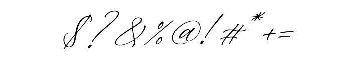 Adoretta Holland Script Italic Font OTHER CHARS
