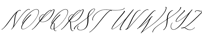 Adoretta Holland Script Italic Font UPPERCASE