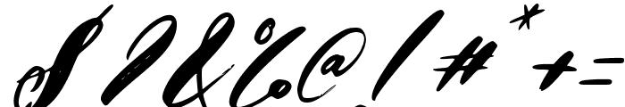 Adorra Italic Font OTHER CHARS
