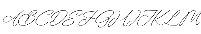 Adorytta Italic Font UPPERCASE