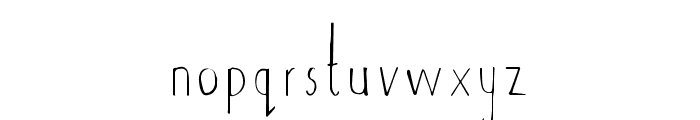Adouliss Font LOWERCASE