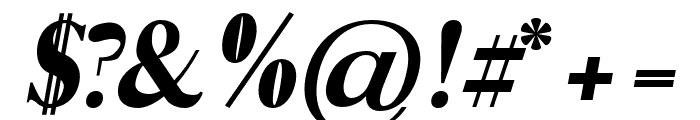 Adren-Black Italic Font OTHER CHARS