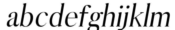Adren-Regular Italic Font LOWERCASE