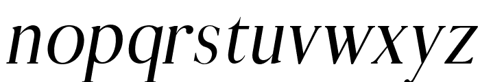 Adren-Regular Italic Font LOWERCASE