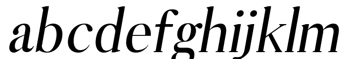 Adren-SemiBold Italic Font LOWERCASE