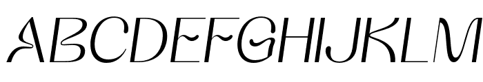 AdrianaGabrielle-BoldItalic Font UPPERCASE