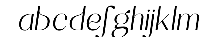 AdrianaGabrielle-BoldItalic Font LOWERCASE