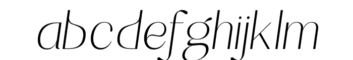 AdrianaGabrielle-RegIta Font LOWERCASE