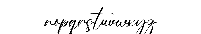 Adrianna Nicholson Font LOWERCASE