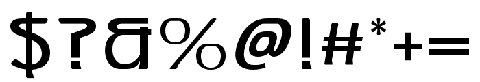 Adrita-Regular Font OTHER CHARS