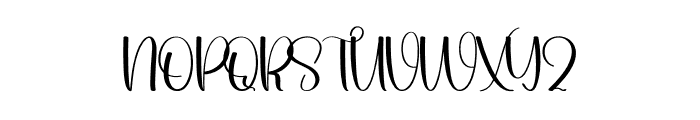 Advent Christmas Font UPPERCASE