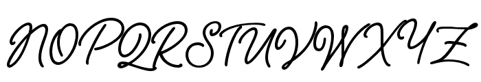 Adventure Island Script Font UPPERCASE