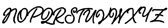 Adventure Island ScriptBoldRough Font UPPERCASE