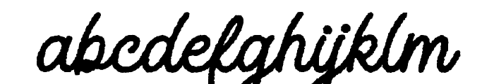 Adventure Island ScriptBoldRough Font LOWERCASE