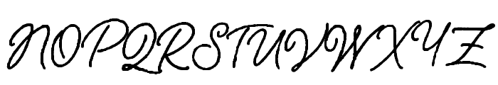 Adventure Island ScriptRough Font UPPERCASE