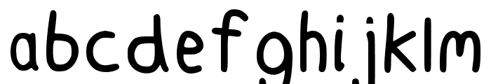 Ae Handwriting Bold Regular Font LOWERCASE
