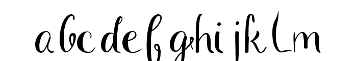 Aedan Font LOWERCASE