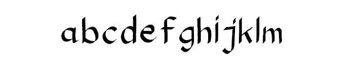 Aeera Font LOWERCASE