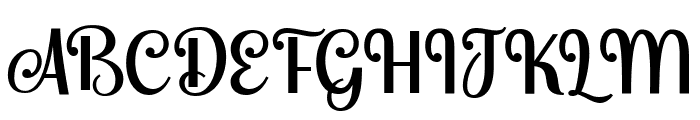 Aeisha Font UPPERCASE