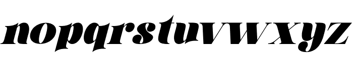 Aelica Italic Font LOWERCASE