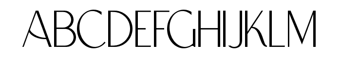 Aerialchain-Regular Font LOWERCASE