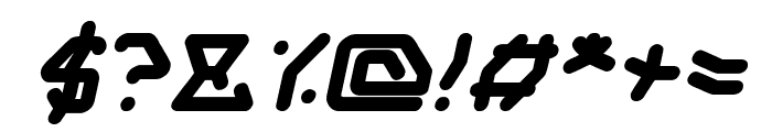 Aero Dynamic Italic Font OTHER CHARS