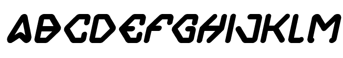 Aero Dynamic Italic Font UPPERCASE