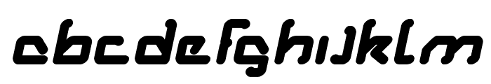 Aero Dynamic Italic Font LOWERCASE
