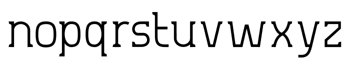 Aero Sans Light Font LOWERCASE