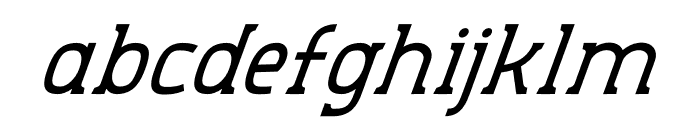 Aero Sans Regular Slant Font LOWERCASE