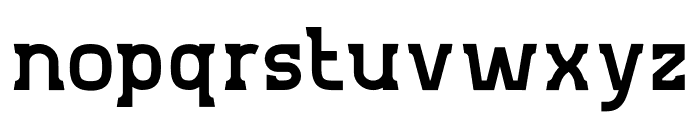 Aero Sans Semibold Font LOWERCASE