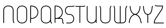 Aero Font UPPERCASE