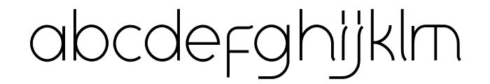 Aero Font LOWERCASE